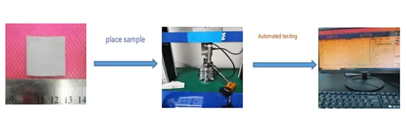 Boron Nitride Thermal Pad Compressive Stress Test